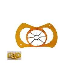 TAGLIA MELA 10 CM AFFETTA FETTE FETTINE SPICCHI 8 LAME IN ACCIAIO SERVI CUCINA