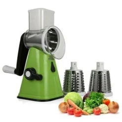 TAGLIA VERDURE MANUALE TAGLIA TRITA GRATTUGIA VERDURE FRUTTA 3 LAME TRITATUTTO