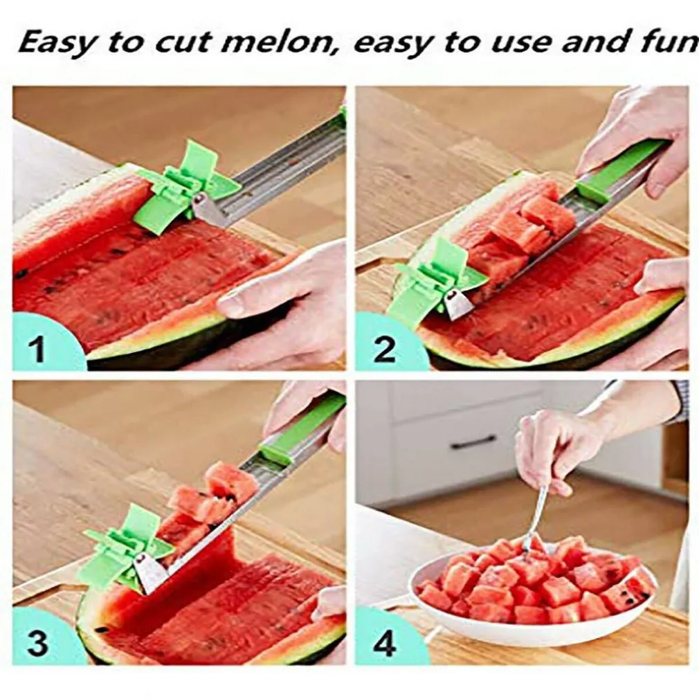 TAGLIANGURIA MULINO A VENTO ANGURIA MULTIUSO CUCINA TAGLIO DELLA FRUTTA CUBETTI