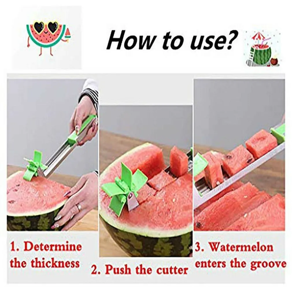 TAGLIANGURIA MULINO A VENTO ANGURIA MULTIUSO CUCINA TAGLIO DELLA FRUTTA CUBETTI