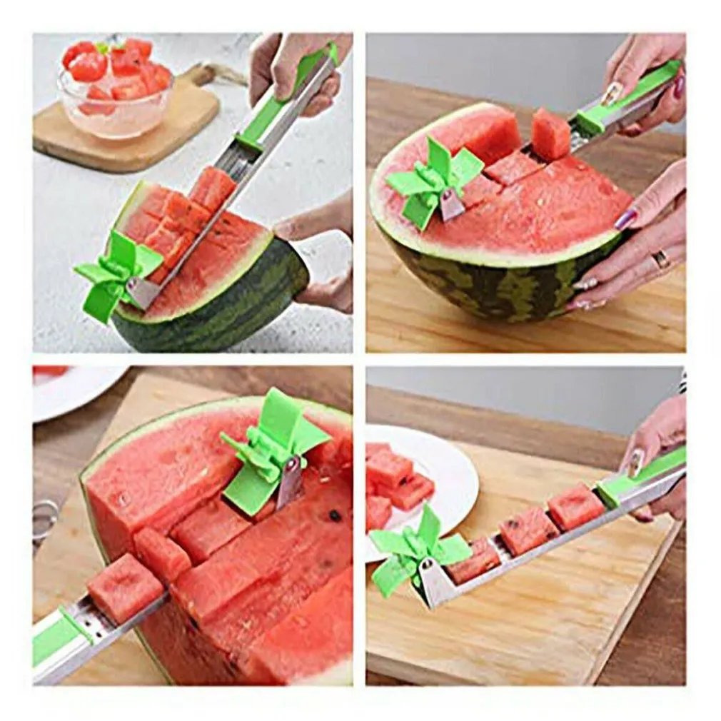 TAGLIANGURIA MULINO A VENTO ANGURIA MULTIUSO CUCINA TAGLIO DELLA FRUTTA CUBETTI