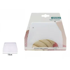 TAGLIAPASTA SPATOLA TAGLIA PASTA IMPASTO IN PLASTICA DOLCI CUCINA DA 13 CM 66135