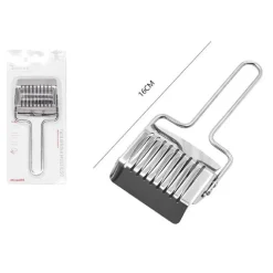 TAGLIAPASTA TAGLIERINA MULTIUSO IN ACCIAIO INOX RULLO UTENSILE CUCINA 16CM 50458