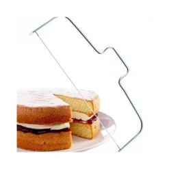 TAGLIATORTA A FILO IN ACCIAIO 31 CM REGOLABILE ORIZZONTALE PAN DI SPAGNA DOLCI