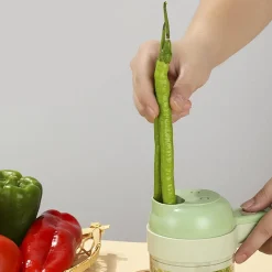 TAGLIAVERDURE TRITA VERDURE A BATTERIE RICARICABILE USB MULTIFUNZIONE PORTATILE