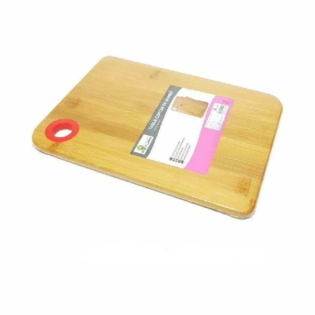 TAGLIERE IN LEGNO NATURALE TAGLIARE VERDURE SALUMI CARNE BAMBÙ 25 X 18 CM