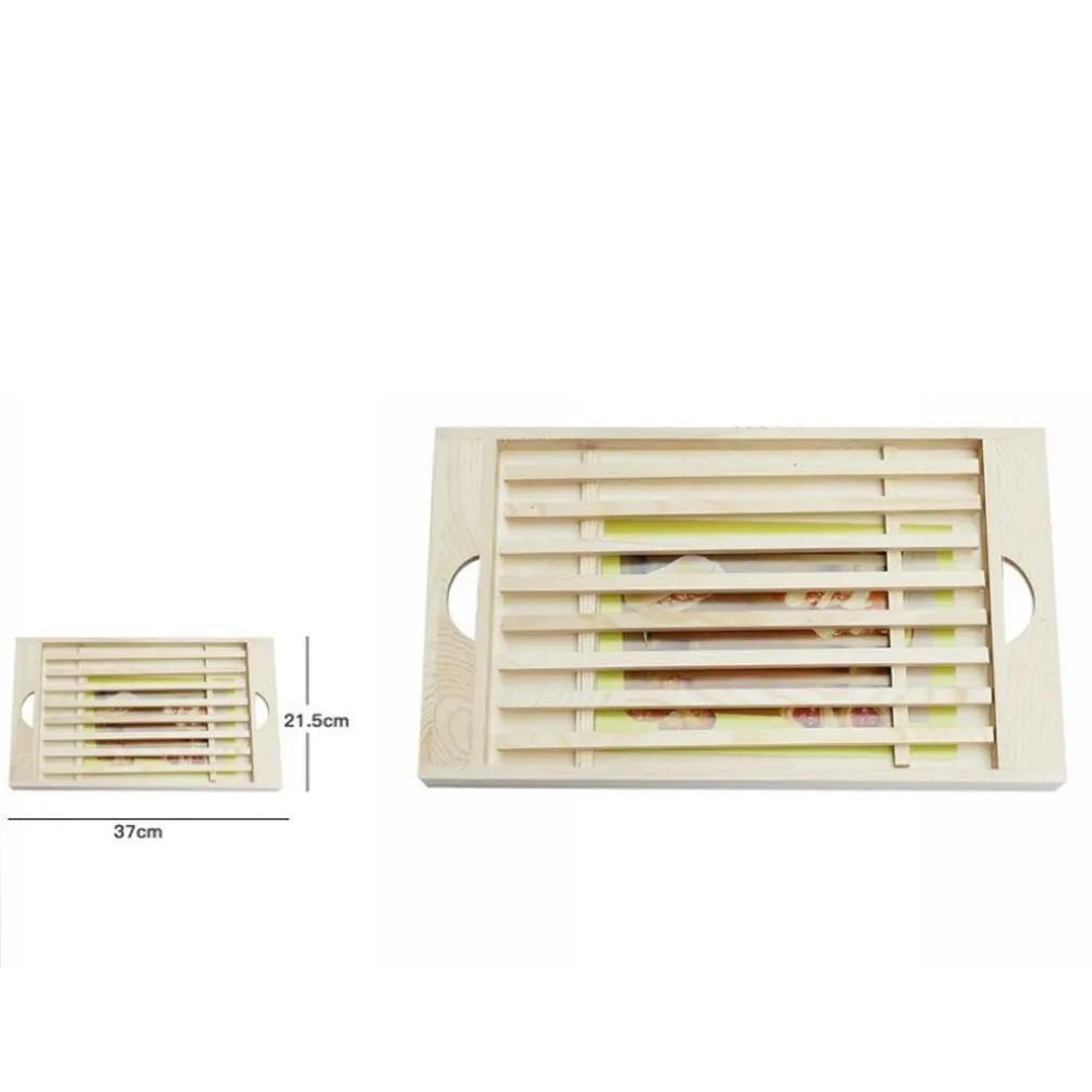 TAGLIERE IN LEGNO PER PANE SALUMI FORMAGGI CON GRIGLIA ESTRAIBILE PER BRICIOLE