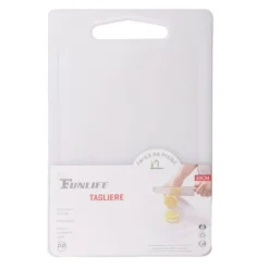 TAGLIERE PLASTICA CON CANALE SCANALATURA 30X20X0.5CM FRUTTA VERDURE CUCINA 99412