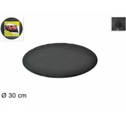 TAGLIERE VASSOIO PIATTO TONDO IN PIETRA ARDESIA GRIGIA DIMENSIONI 30 CM PORTATA