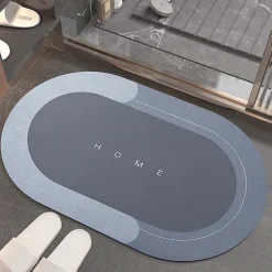 TAPPETINO DA BAGNO ASSORBENTE IN DIATOMITE FARINA FOSSILE AD ASCIUGATURA RAPIDA