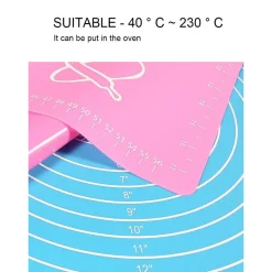 TAPPETINO IN SILICONE DA FORNO PER IMPASTO PIZZA E DOLCI COTTURA ANTIADERENTE