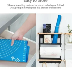 TAPPETINO IN SILICONE DA FORNO PER IMPASTO PIZZA E DOLCI COTTURA ANTIADERENTE