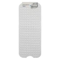 TAPPETINO PER VASCA ANTISCIVOLO 100 X 40 CM TAPPETO DOCCIA IN PVC 79738 BIANCA