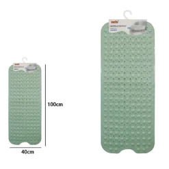 TAPPETINO PER VASCA ANTISCIVOLO 100 X 40 CM TAPPETO DOCCIA IN PVC 79740 VERDE