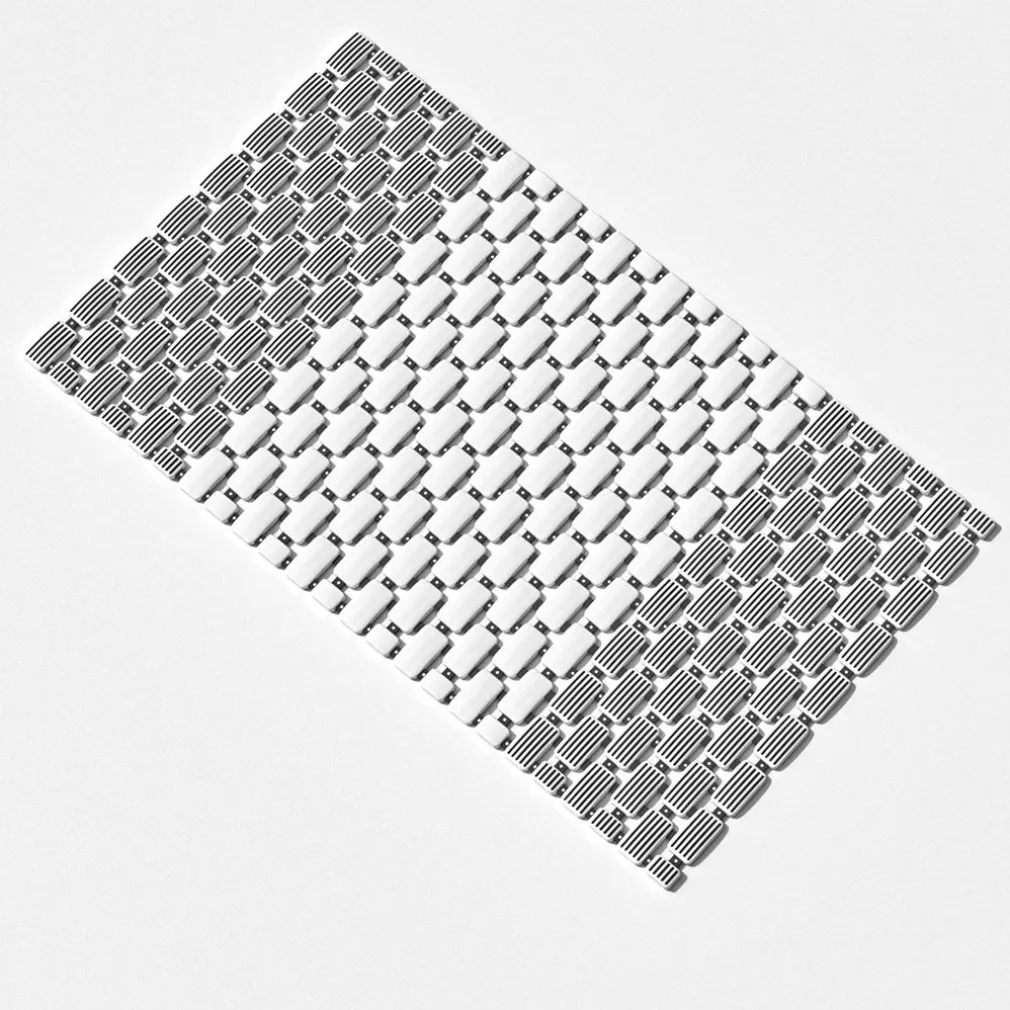 TAPPETO ANTISCIVOLO DA VASCA BAGNO DOCCIA 39,5X73,5CM EFFETTO MATTONCINI BICOLORE 10800