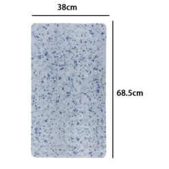 TAPPETO ANTISCIVOLO PER VASCA DA BAGNO DOCCIA 38 X 68.5 CM EFFETTO MARMO GRANITO 10793