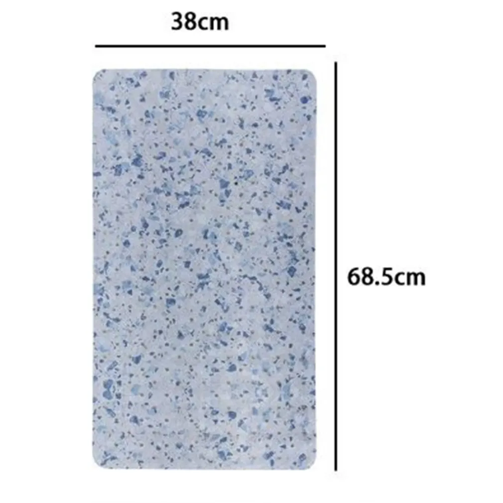 TAPPETO ANTISCIVOLO PER VASCA DA BAGNO DOCCIA 38 X 68.5 CM EFFETTO MARMO GRANITO 10793