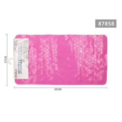 TAPPETO ANTISCIVOLO RETTANGOLARE PER BAGNO DOCCIA NIDO APE ROSA 37 X 68 CM 87858