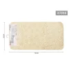 TAPPETO ANTISCIVOLO RETTANGOLARE PER BAGNO VASCA DOCCIA LOTO CREMA 35X70CM 87898