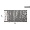 TAPPETO ANTISCIVOLO RETTANGOLARE PER BAGNO DOCCIA NIDO APE GRIGIO 37X68CM 87855