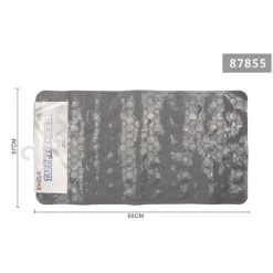 TAPPETO ANTISCIVOLO RETTANGOLARE PER BAGNO DOCCIA NIDO APE GRIGIO 37X68CM 87855