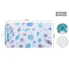 TAPPETO ANTISCIVOLO RETTANGOLARE BAGNO VASCA DOCCIA OGGETTI MARINI 35X70CM 58452