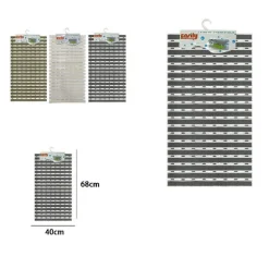 TAPPETO ANTISCIVOLO TAPPETINO PER VASCA BAGNO DOCCIA 68 X 40CM 59311 VARI COLORI