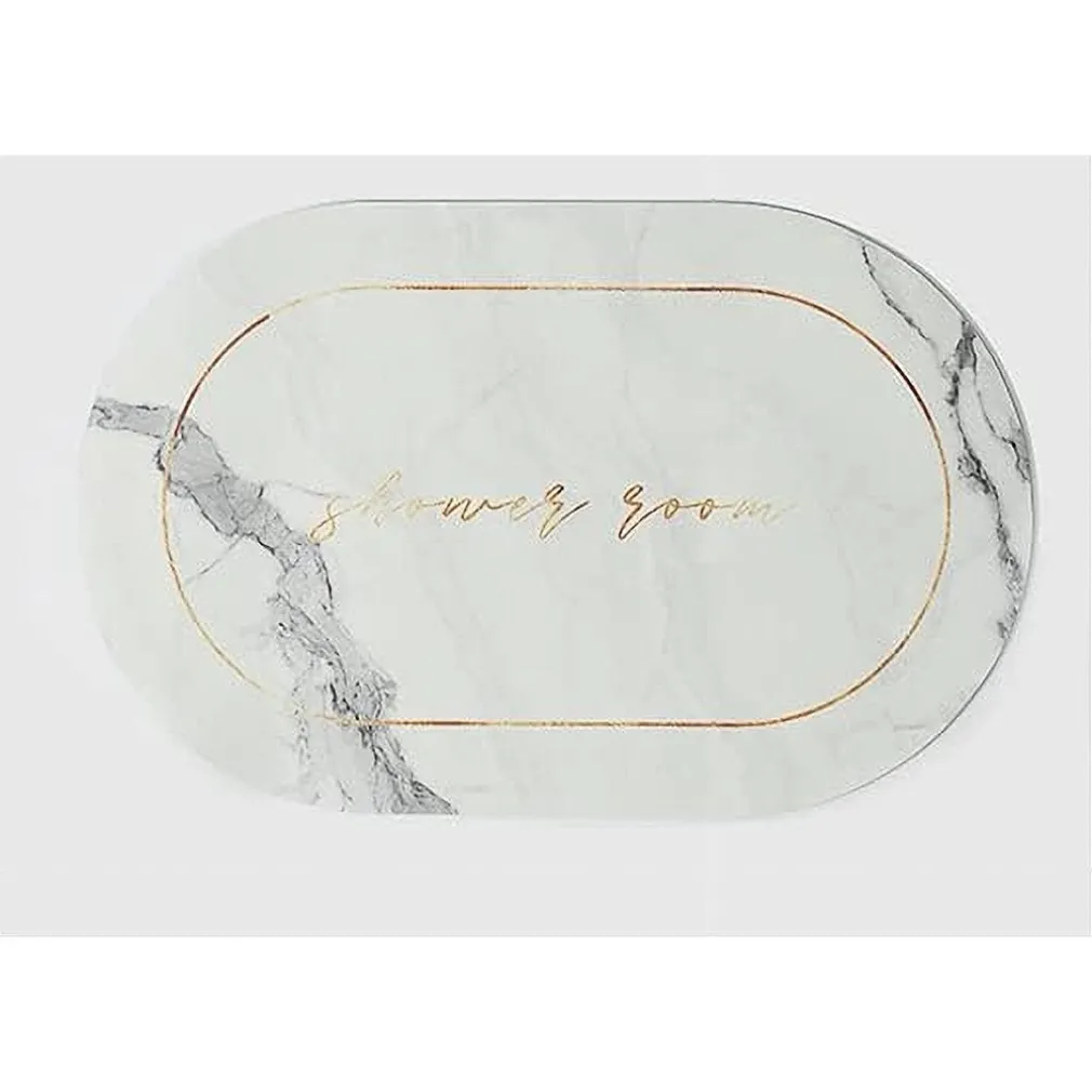 TAPPETO ASSORBENTE ANTISCIVOLO ASCIUGATURA RAPIDA BAGNO VASCA DOCCIA 38X58CM 87226