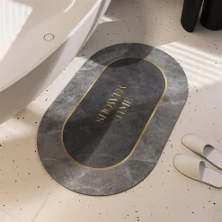 TAPPETO ASSORBENTE ANTISCIVOLO ASCIUGATURA RAPIDA BAGNO VASCA DOCCIA 38X58CM 87226