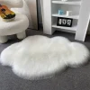 TAPPETO CUTE NUVOLA PELLICCIA FLUFFY VARI COLORI LIVING STANZA DA LETTO 83X113CM
