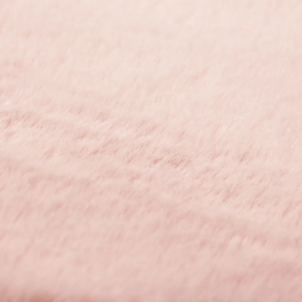 TAPPETO CUTE PELLICCIA FLUFFY VARI COLORI LIVING STANZA DA LETTO SALONE 90X90 CM