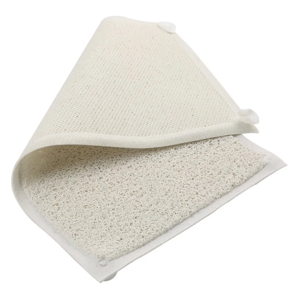TAPPETO DOCCIA ANTISCIVOLO ANTIMUFFA MORBIDO TAPPETINO IN GOMMA BIANCO 40X70CM