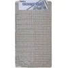 TAPPETO DOCCIA VASCA BAGNO ANTISCIVOLO 38X68 CM RETTANGOLARE A RIGHI BEIGE 54084