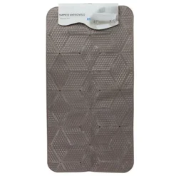 TAPPETO IN PVC ANTISCIVOLO PER VASCA BAGNO DOCCIA 70X37CM EFFETTO GEOMETRICO 59620