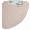 TAPPETO IN PVC ANTISCIVOLO TRIANGOLARE ROSA PER VASCA BAGNO DOCCIA 50X70CM 79733