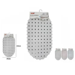 TAPPETO IN PVC TAPPETINO ANTISCIVOLO PER VASCA DA BAGNO DOCCIA 63 X 34 CM 59632