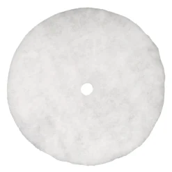 TAPPETO PER ALBERO DI NATALE SPUGNA BIANCO DIAMETRO 90CM DECORAZIONI NATALIZIE