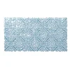 TAPPETO PVC AZZURRO CON MAIOLICHE ANTISCIVOLO VASCA BAGNO DOCCIA 67X36CM 87031