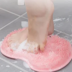 TAPPETO SPAZZOLA PIEDI SCHIENA SCRUBBER BAGNO ANTISCIVOLO TAPPETINO DOCCIA 30X22