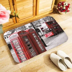 TAPPETO STAMPATO ZERBINO BAGNO ANTISCIVOLO DOCCIA VARIE FANTASIE E COLORI 40X60