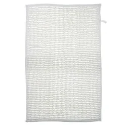 TAPPETO TAPPETINO ANTISCIVOLO PER ARREDO BAGNO 45 X 70 CM COLORE BIANCO 79915