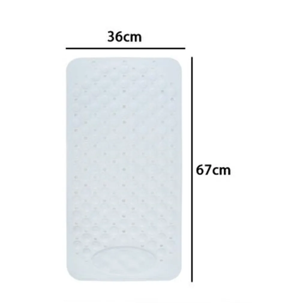 TAPPETO TAPPETINO ANTISCIVOLO BIANCO PER VASCA DA BAGNO DOCCIA 67 X 36 CM 87556