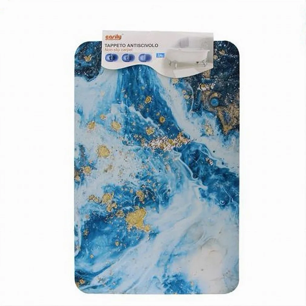 TAPPETO TAPPETINO ANTISCIVOLO BAGNO DOCCIA RETTANGOLARE 38X58CM VARI MODELLI 87227