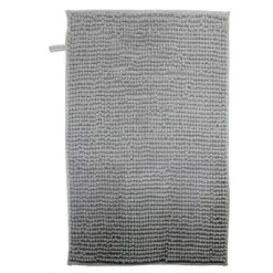 TAPPETO TAPPETINO ANTISCIVOLO PER ARREDO BAGNO 45 X 70 CM COLORE GRIGIO 79920