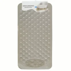 TAPPETO TAPPETINO ANTISCIVOLO TORTORA PER VASCA DA BAGNO DOCCIA 67 X 36 CM 87557