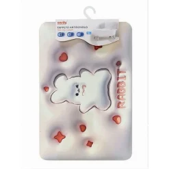 TAPPETO TAPPETINO ANTISCIVOLO BAGNO CARTOON EFFETTO 3D SOFT BAMBINI 38X58CM 87222