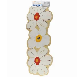 TAPPETO TAPPETINO ARREDO DA BAGNO 38X118CM CON MOTIVO FLOREALE ANTISCIVOLO 87224