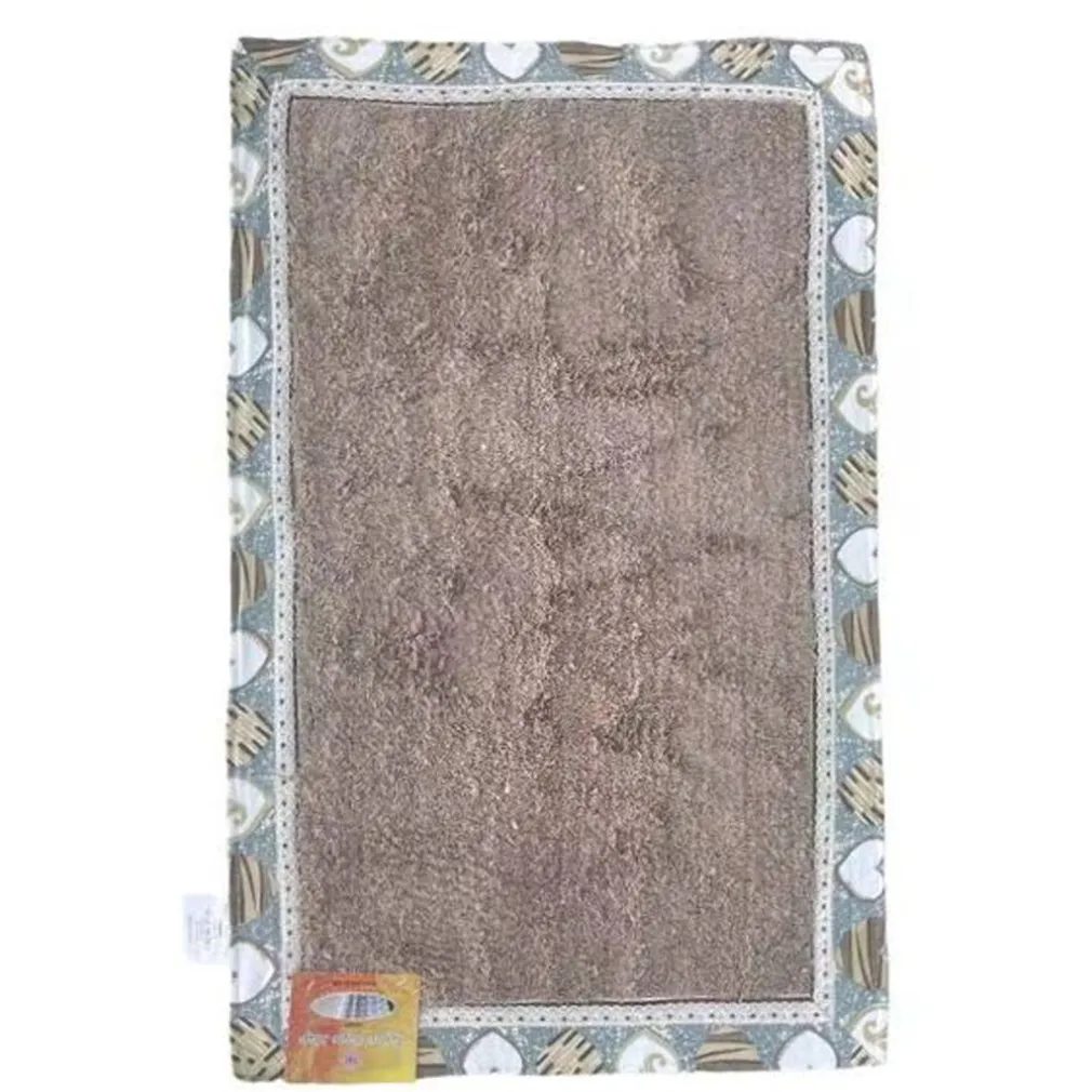 TAPPETO TAPPETINO BAGNO ASSORBENTE DECORAZIONE ART HEART IN VARI COLORI 60X110CM