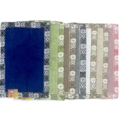 TAPPETO TAPPETINO BAGNO ASSORBENTE DECORAZIONE MAIOLICHE IN VARI COLORI 50X80 CM