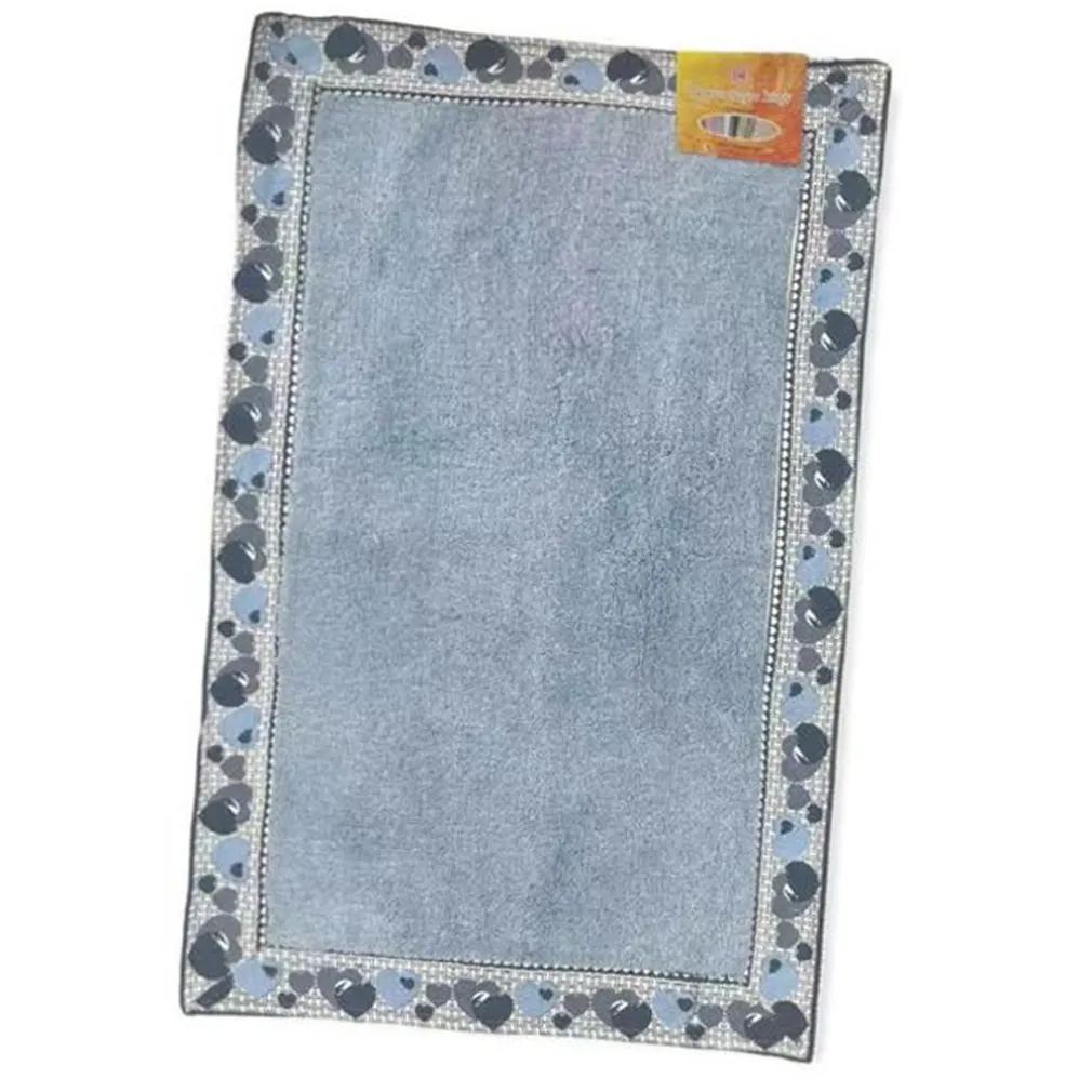 TAPPETO TAPPETINO BAGNO ASSORBENTE DECORAZIONE CUORI IN VARI COLORI 50X80 CM